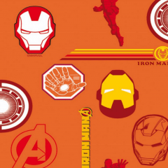 Tricoline Personagens Marvel Vingadores AV003C01 Homem de Ferro Tricoline Personagens Marvel Vingadores AV003C01 Homem de Ferro