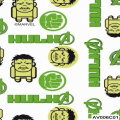 Tricoline Personagens Marvel Vingadores AV006C01 Hulk Tricoline Personagens Marvel Vingadores AV006C01 Hulk